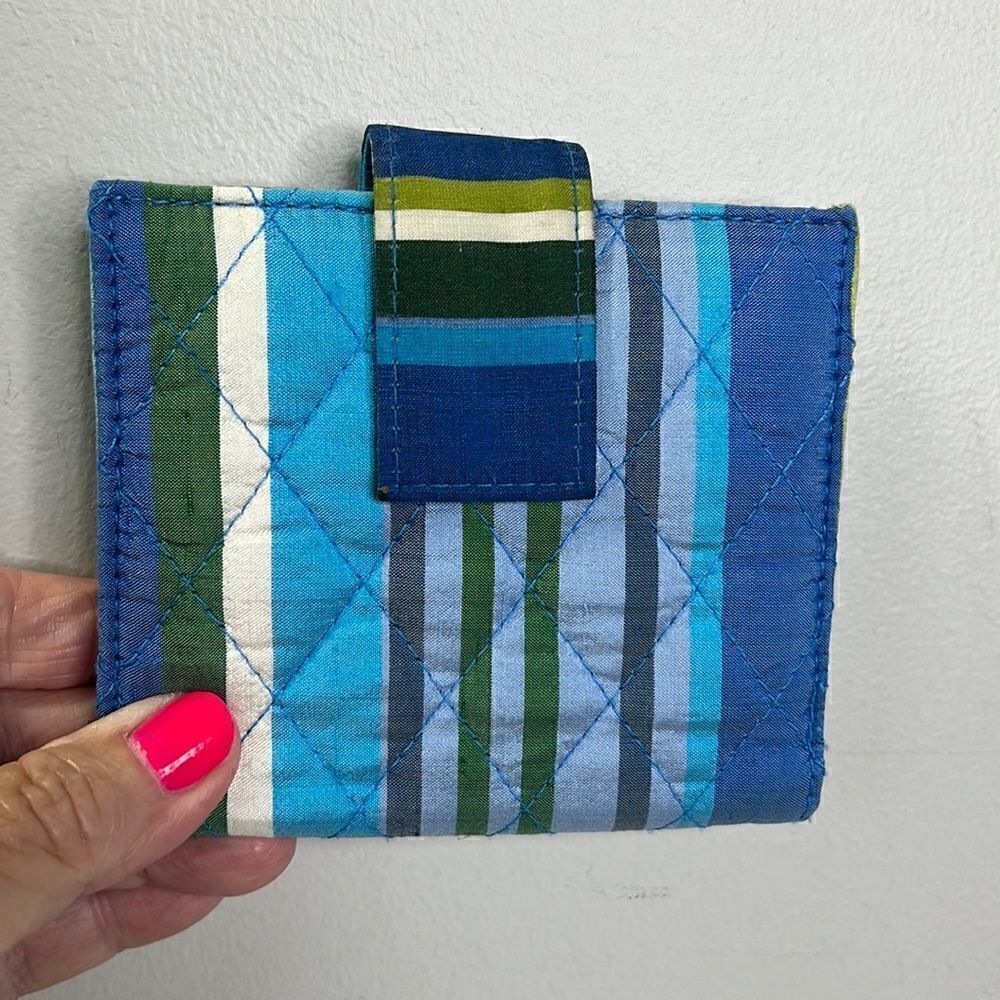 Vera Bradley Caribbean Square Slim Wallet - Picture 1 of 3